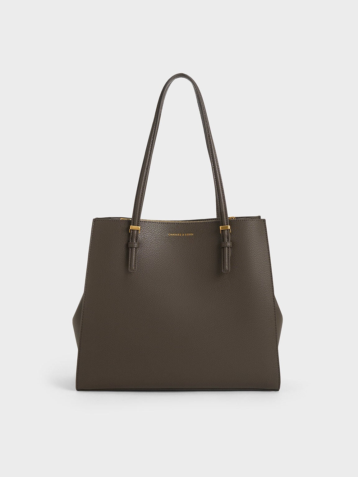 Sansa Tote Bag - Dark Moss | CHARLES & KEITH