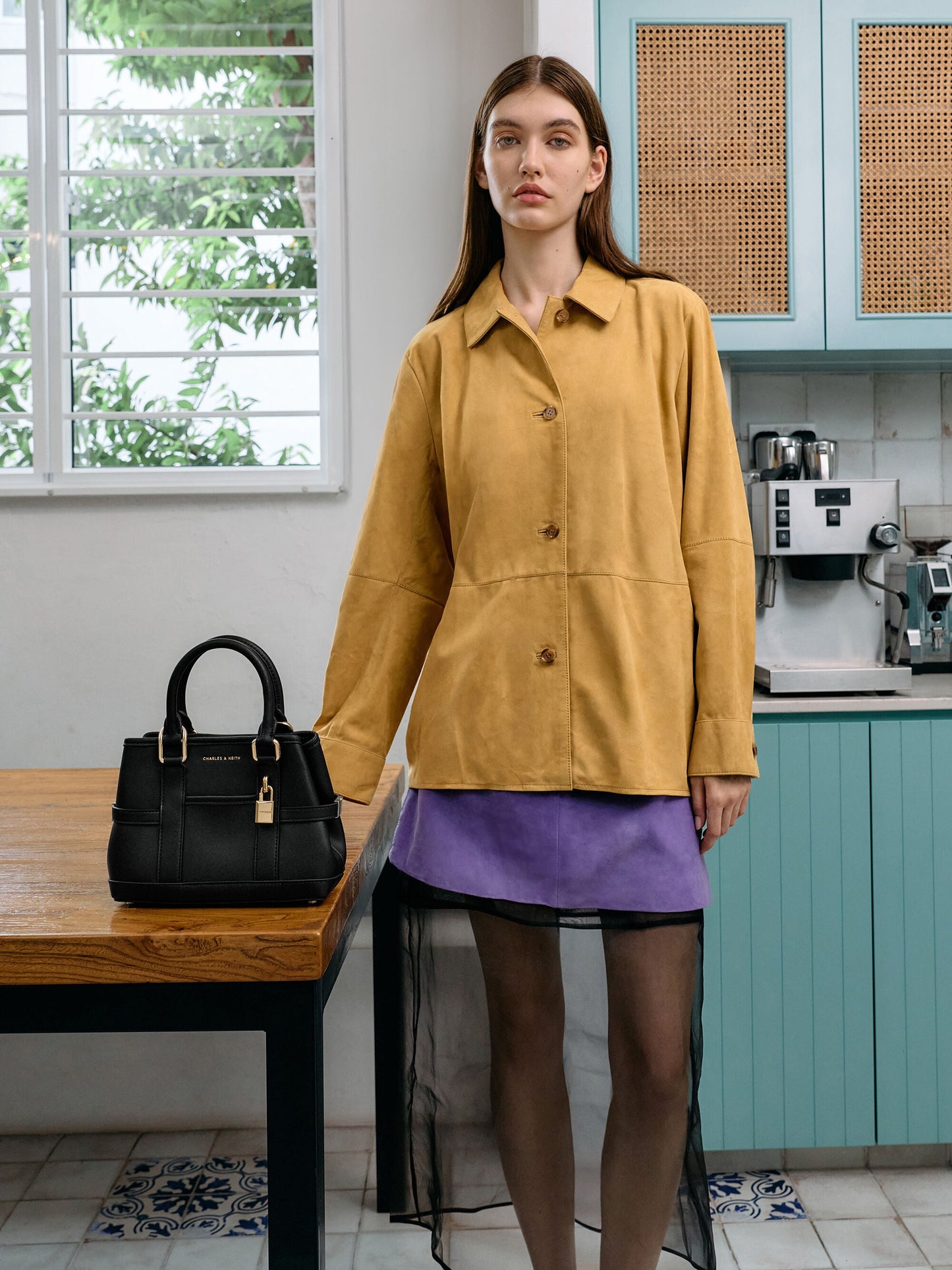 Mini Scottie Tote Bag - Black | CHARLES & KEITH