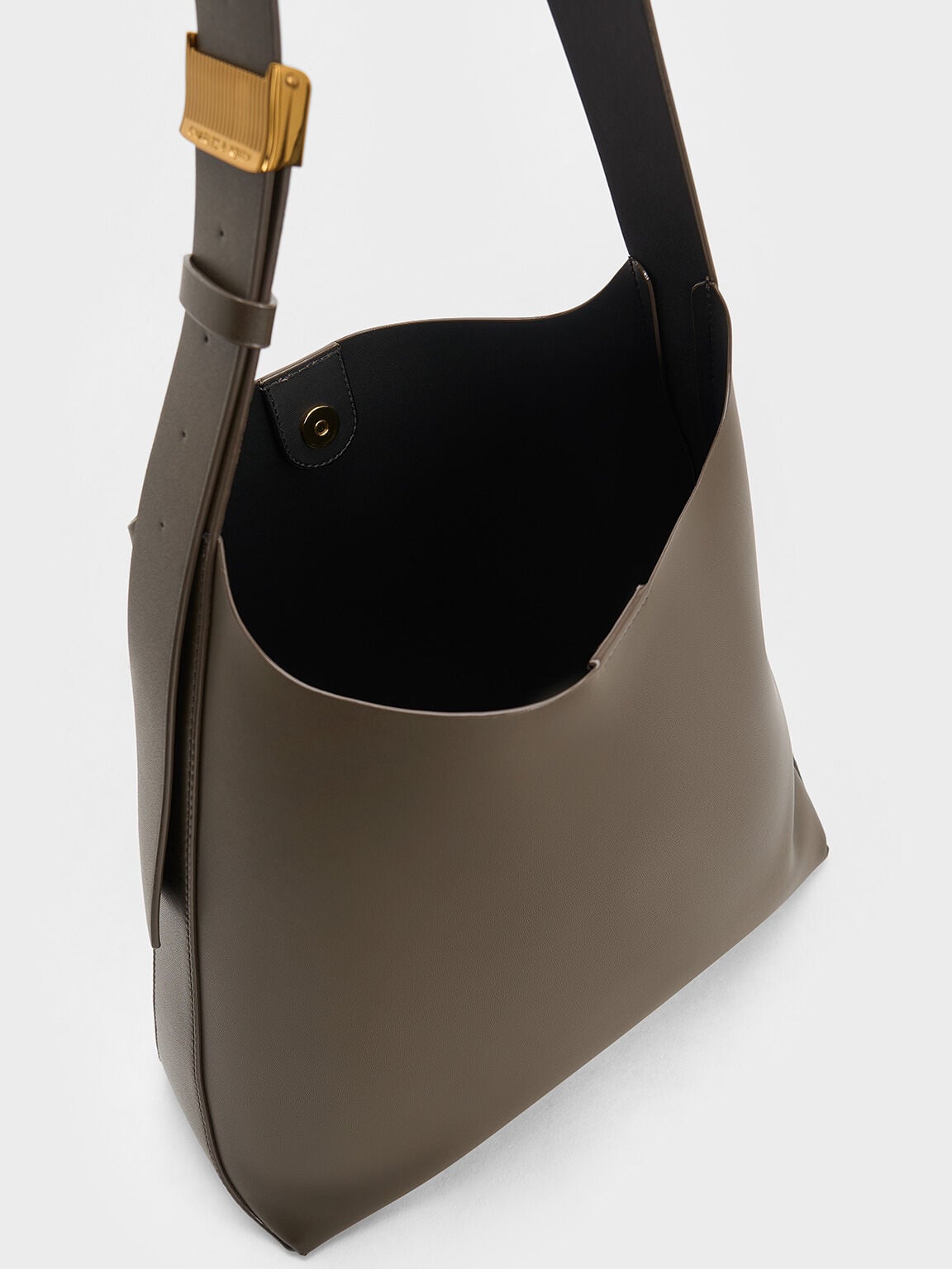 Edna Tote Bag - Dark Moss | CHARLES & KEITH