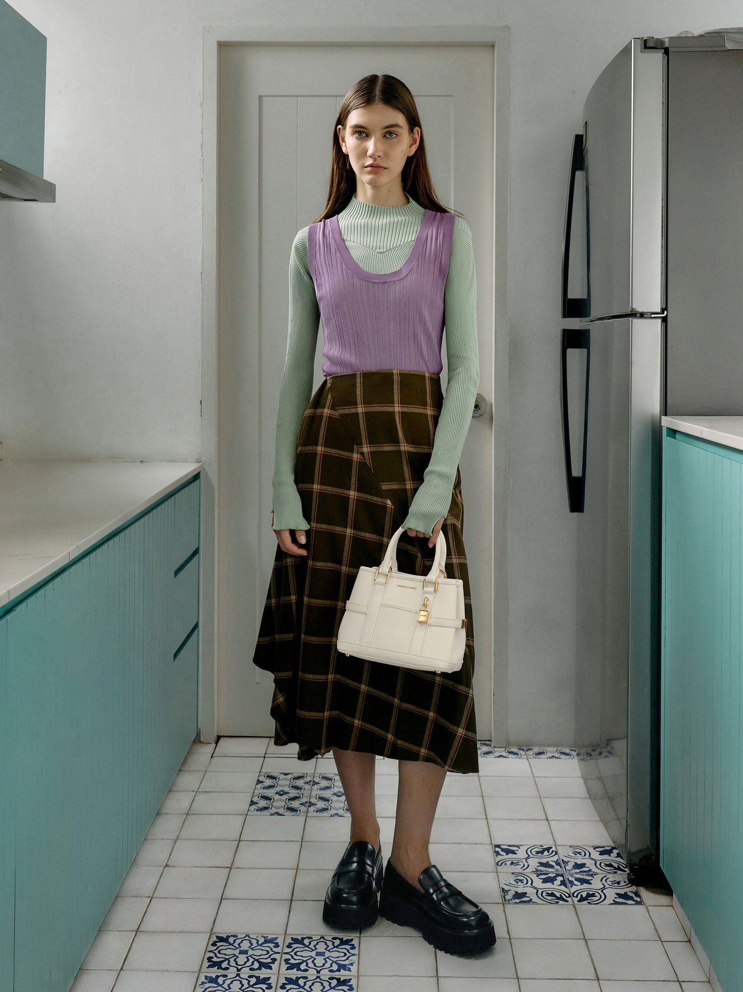 Mini Scottie Tote Bag - Cream | CHARLES & KEITH