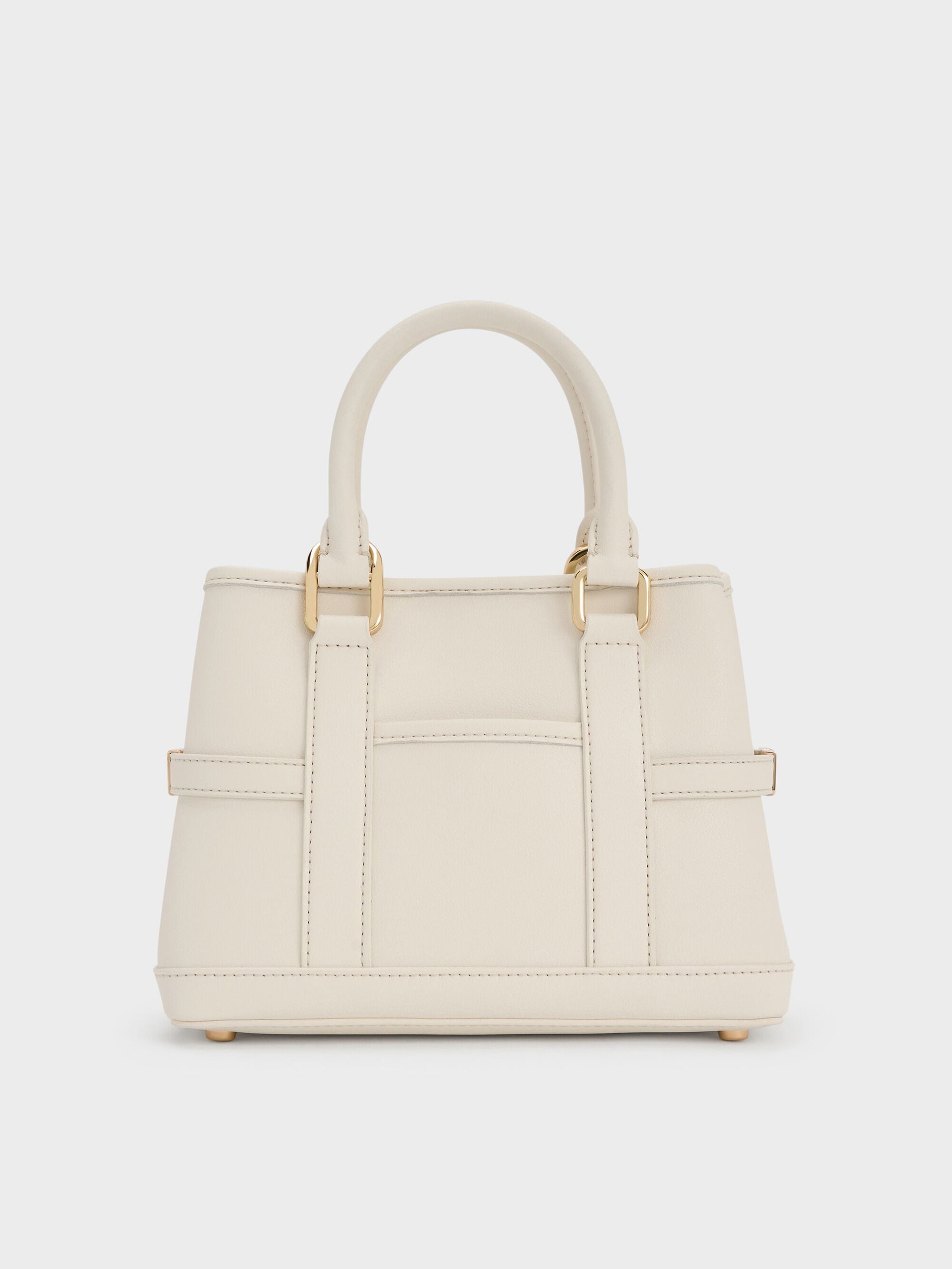 Mini Scottie Tote Bag - Cream | CHARLES & KEITH