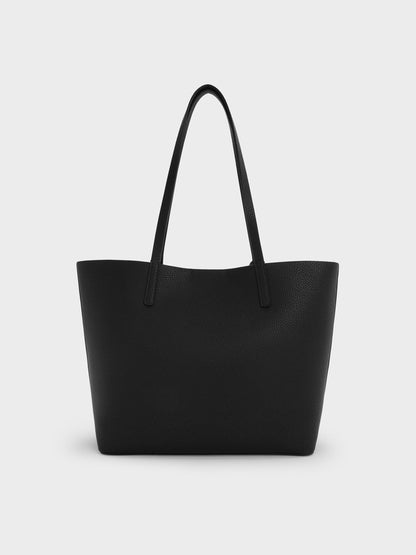 Beryl Tote Bag - Noir | CHARLES & KEITH