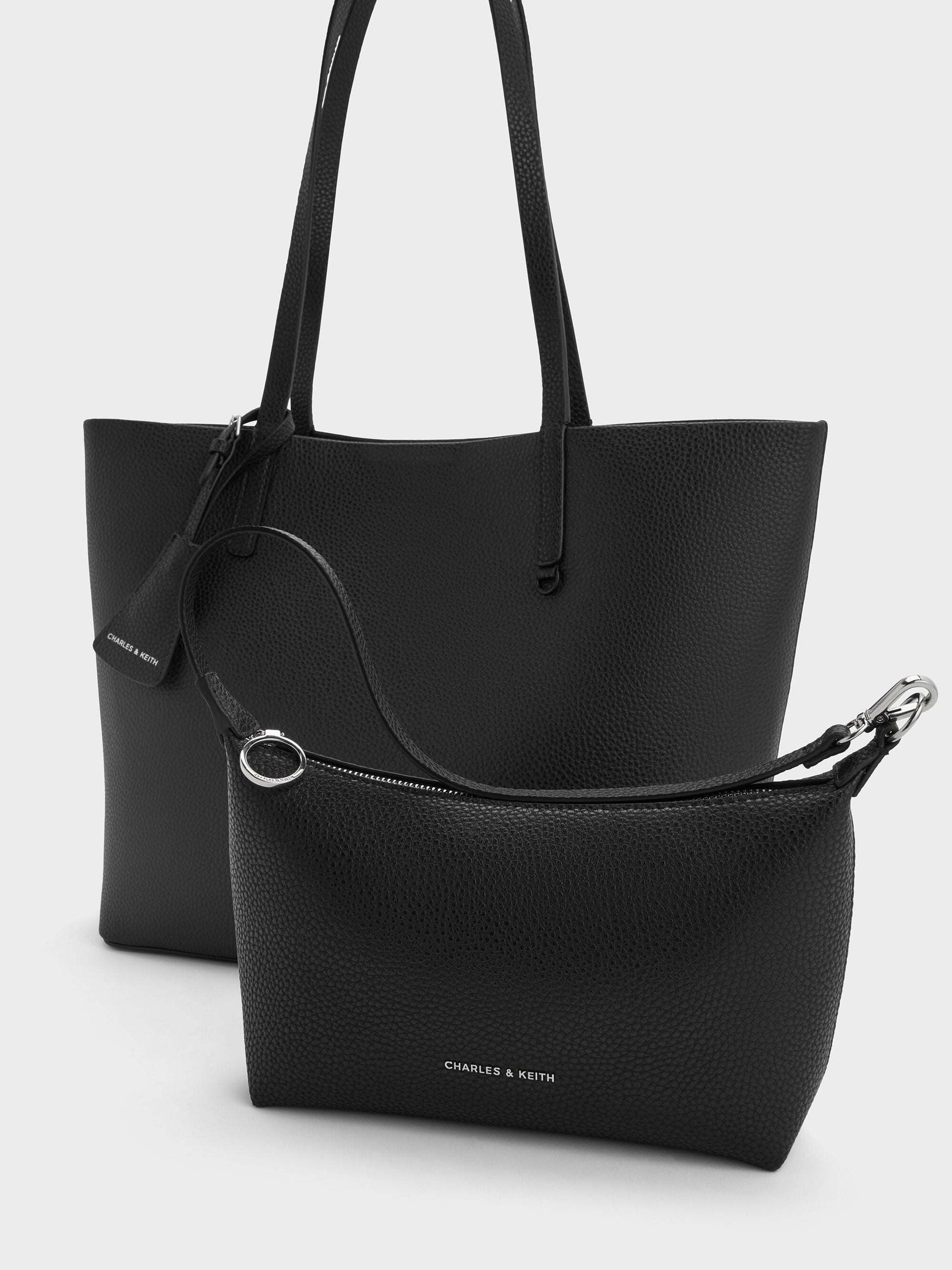 Beryl Tote Bag - Noir | CHARLES & KEITH