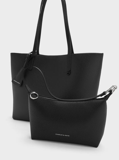 Beryl Tote Bag - Noir | CHARLES & KEITH