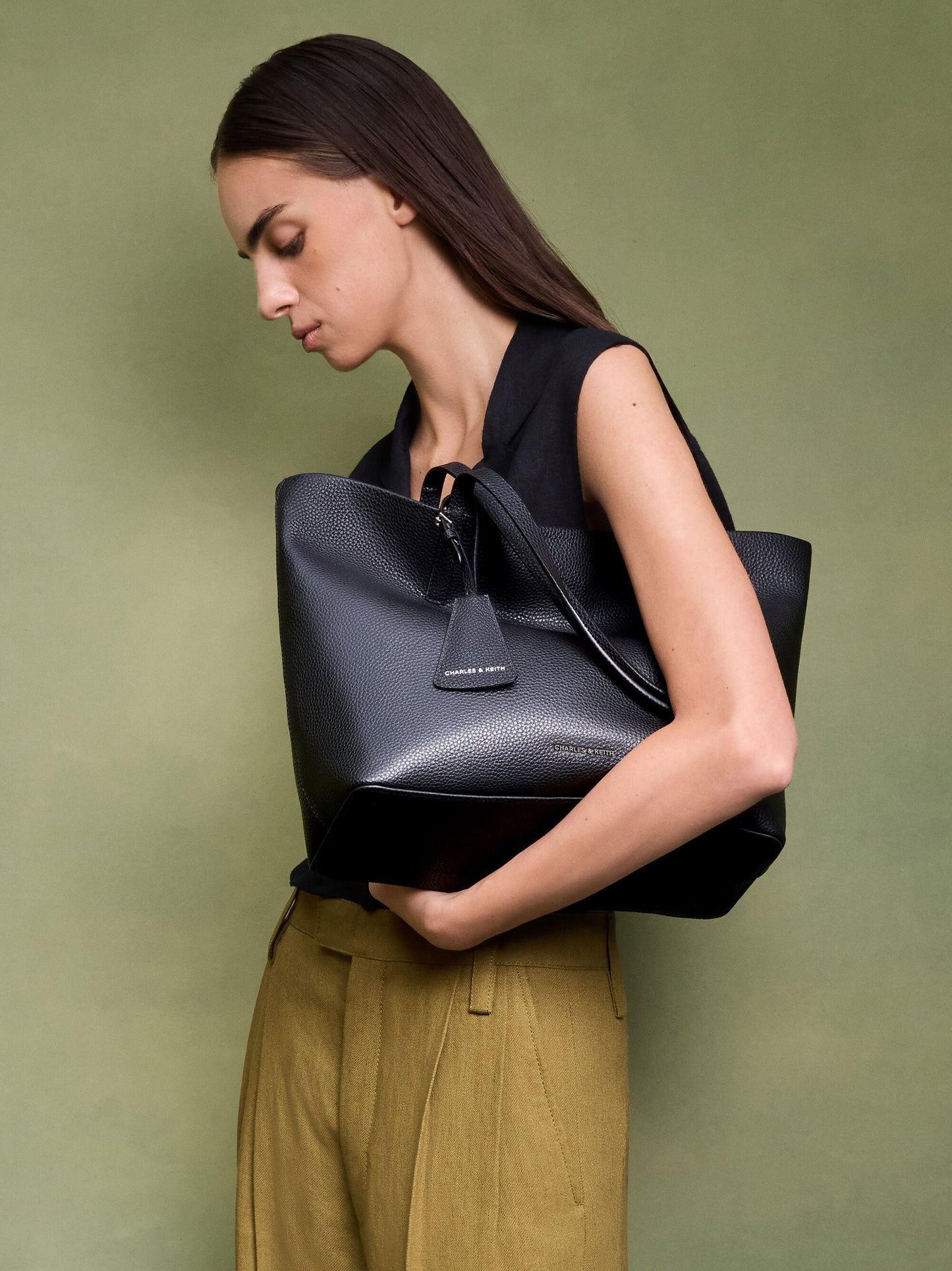 Beryl Tote Bag - Noir | CHARLES & KEITH