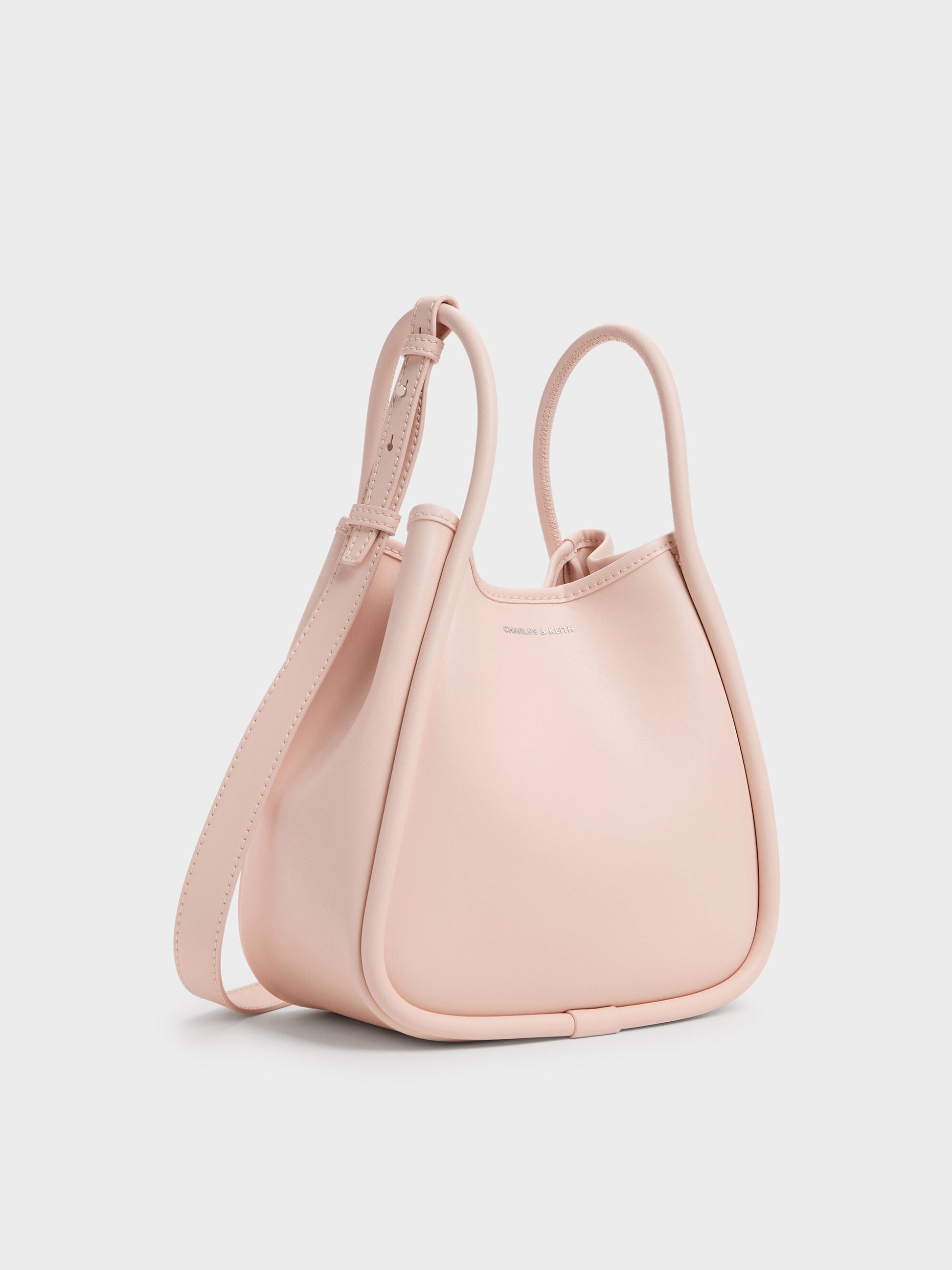 Mini Lyla Tubular Tote Bag - Soft Pink | CHARLES & KEITH