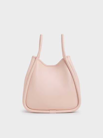 Mini Lyla Tubular Tote Bag - Soft Pink | CHARLES & KEITH