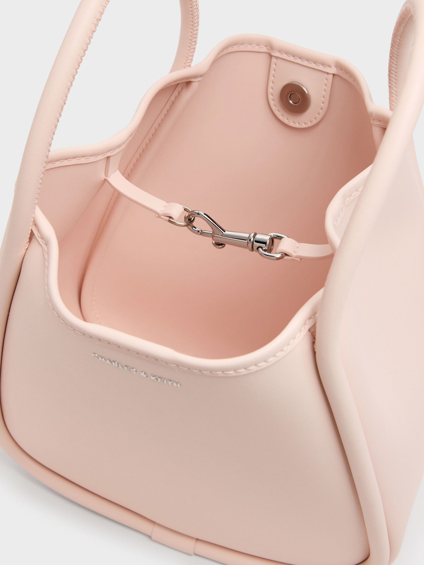 Mini Lyla Tubular Tote Bag - Soft Pink | CHARLES & KEITH