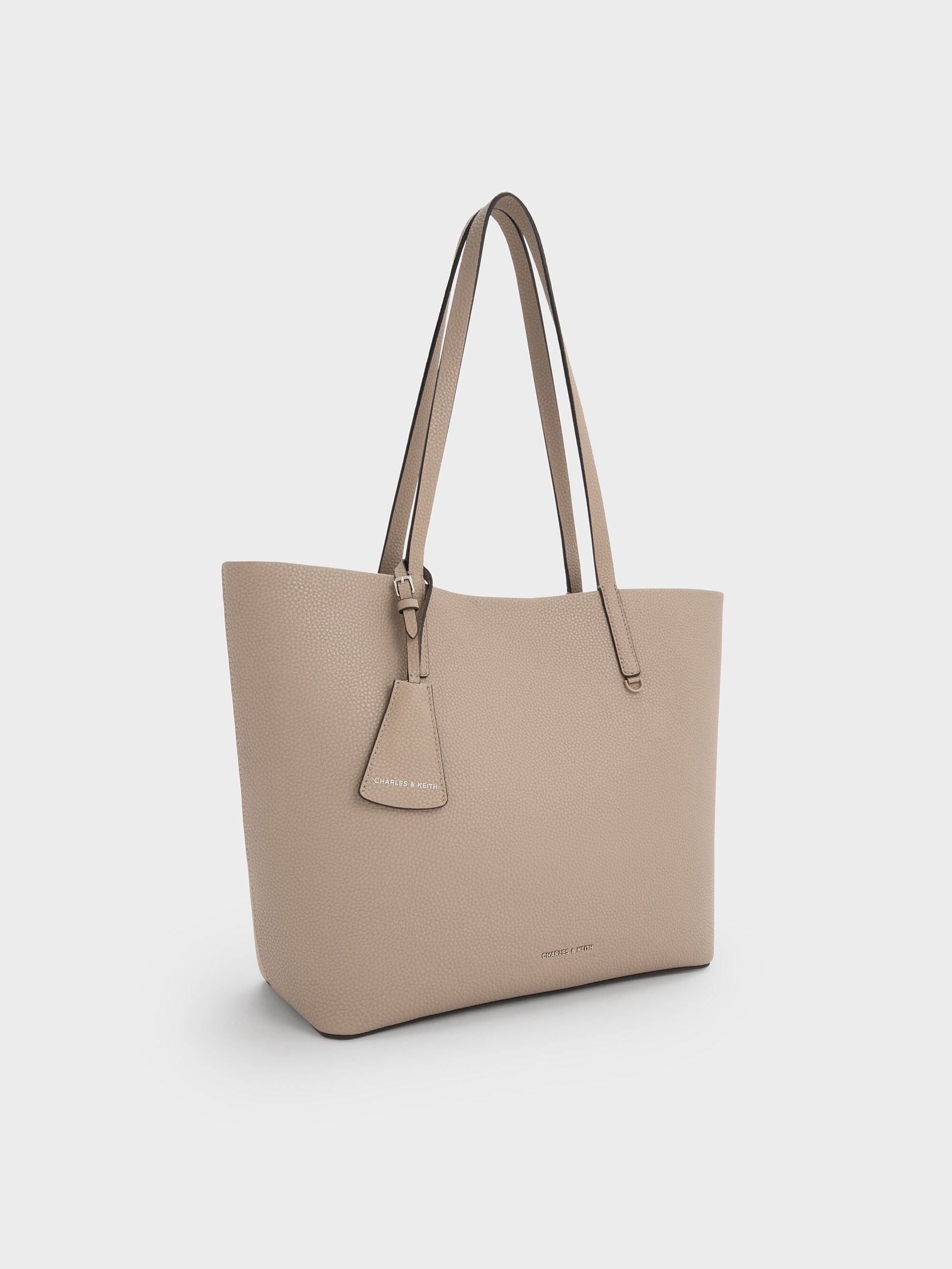 Beryl Tote Bag - Taupe | CHARLES & KEITH