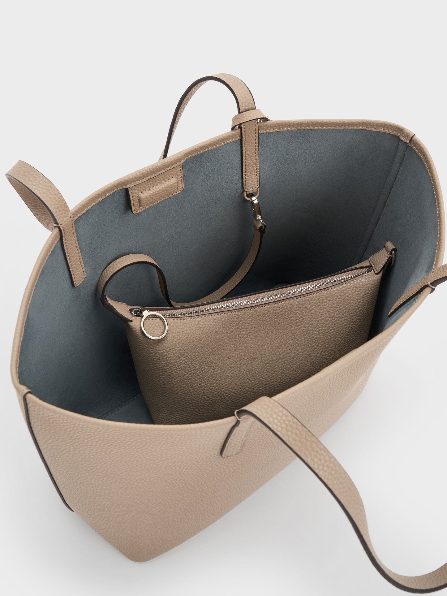 Beryl Tote Bag - Taupe | CHARLES & KEITH