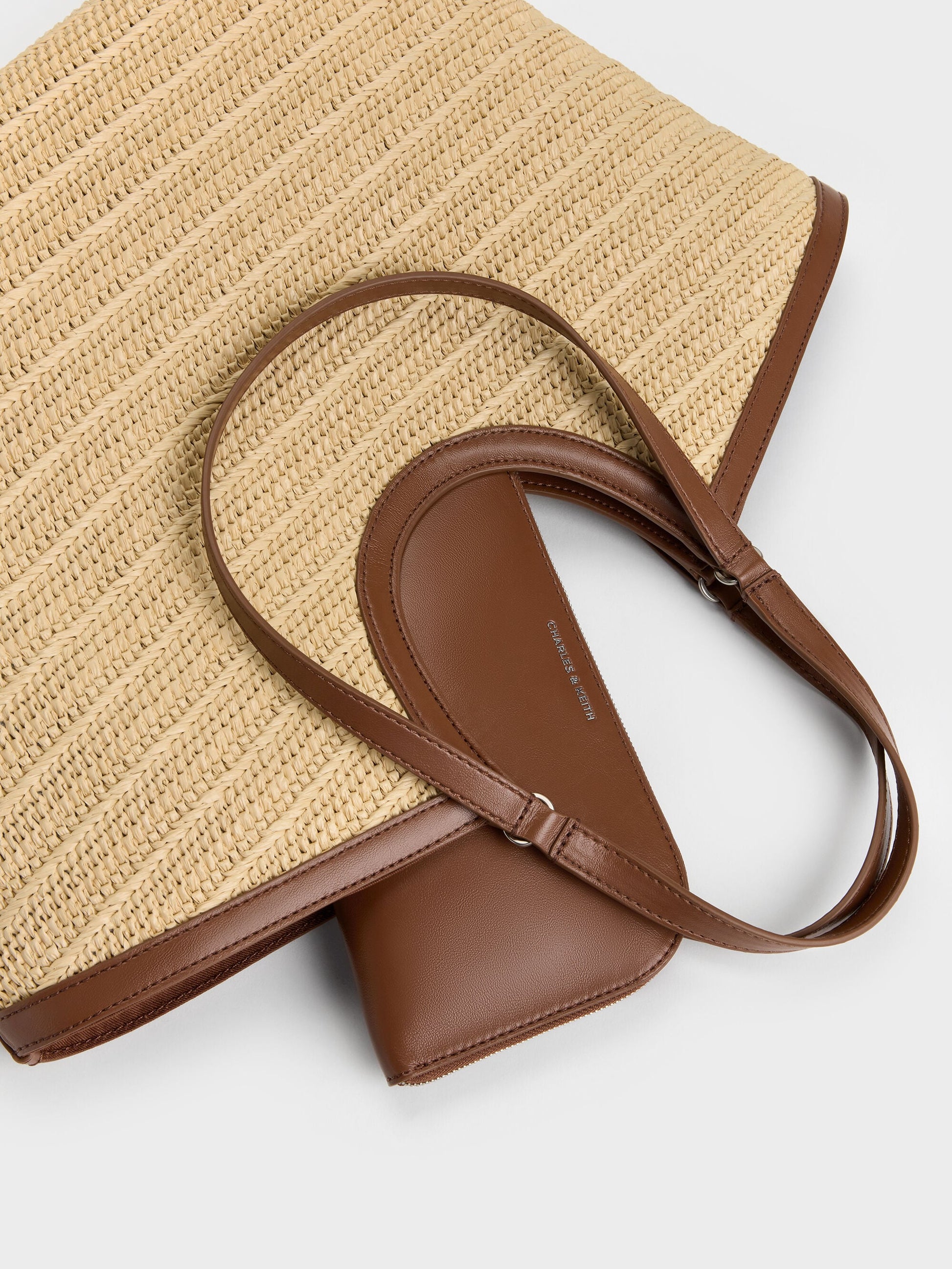 Ivette Raffia Woven Tote Bag - Multi | CHARLES & KEITH