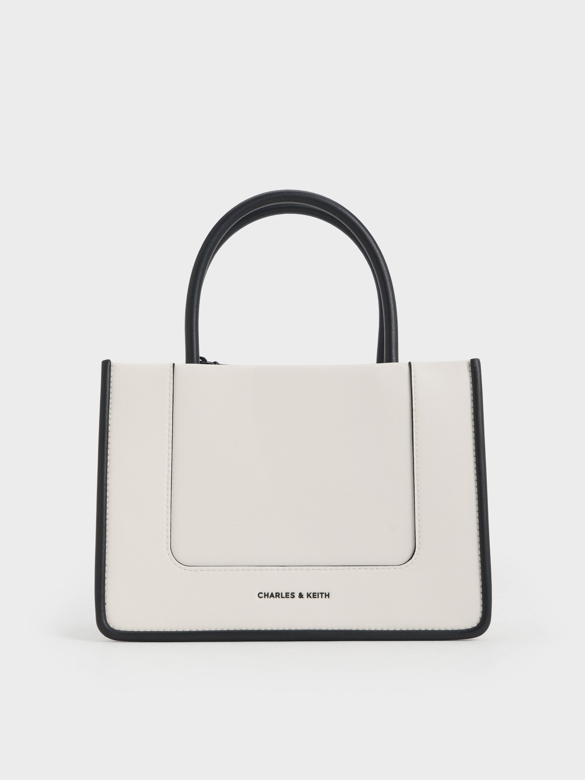 Mini Daylla Tote Bag - Cream | CHARLES & KEITH