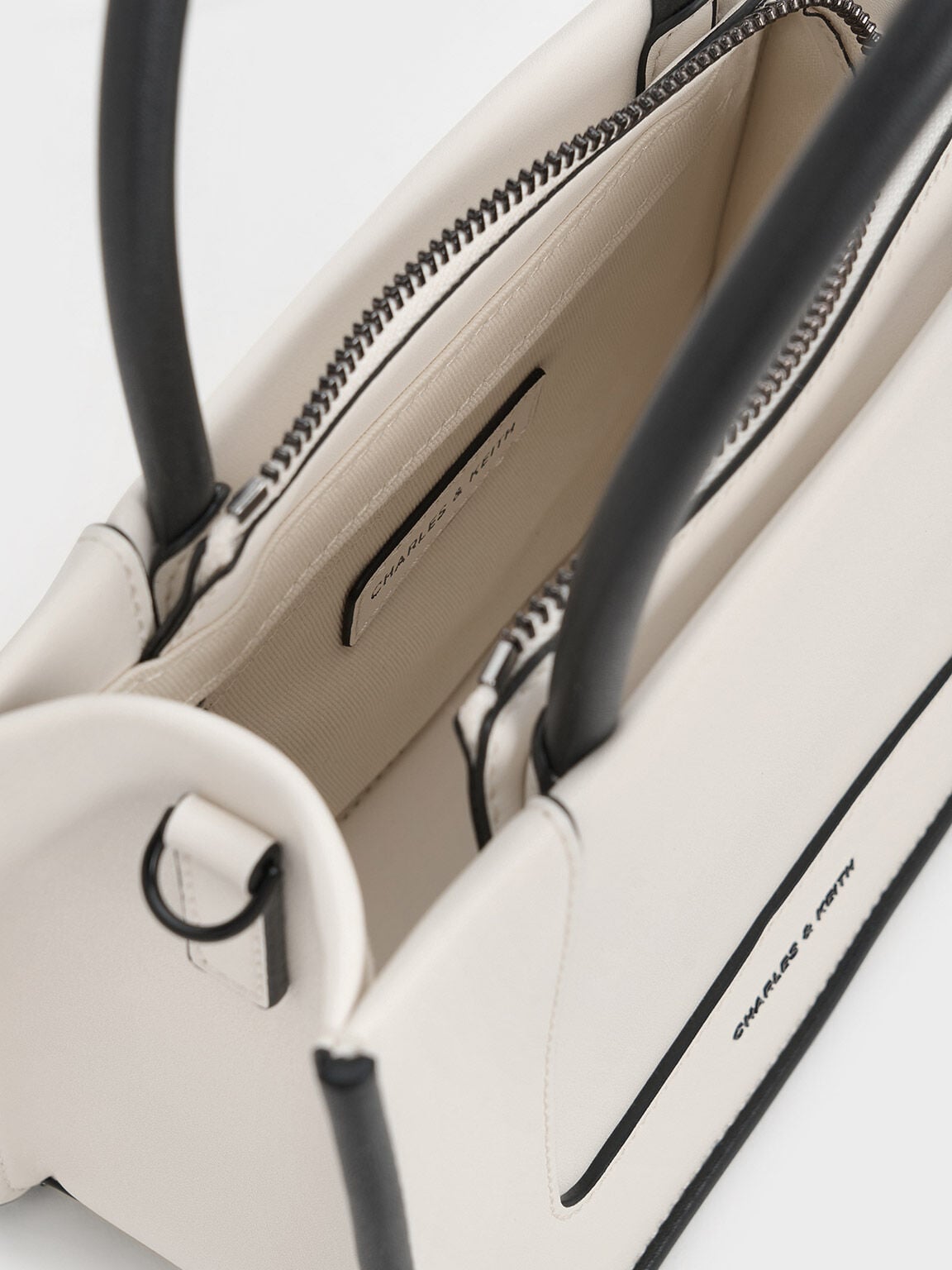 Mini Daylla Tote Bag - Cream | CHARLES & KEITH