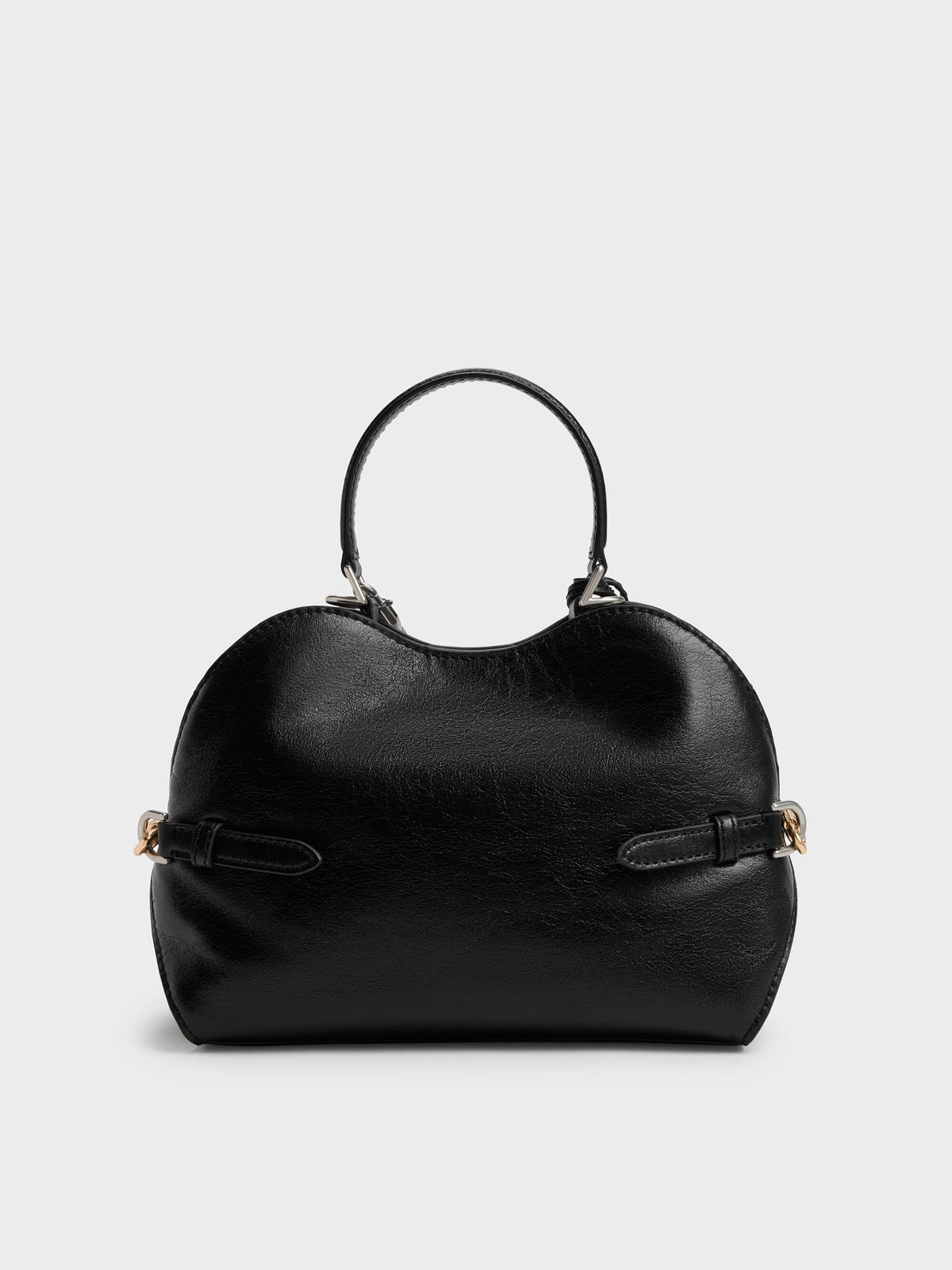 Delfina Chain Side-Belt Tote Bag - Noir | CHARLES & KEITH