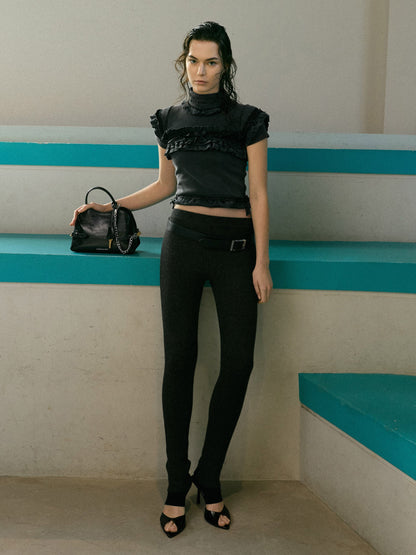 Delfina Chain Side-Belt Tote Bag - Noir | CHARLES & KEITH