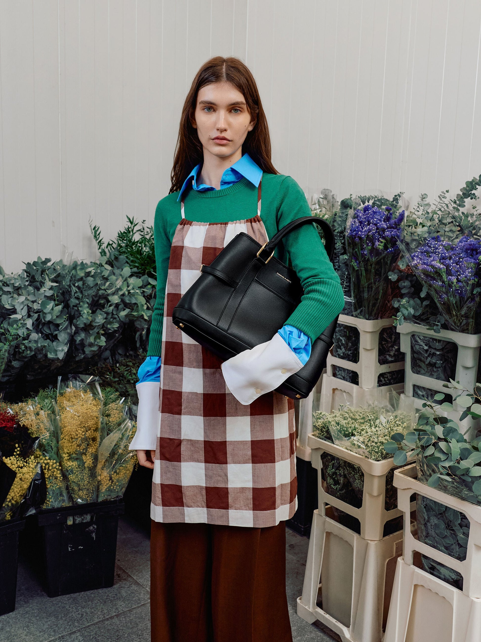 Scottie Tote Bag - Black | CHARLES & KEITH