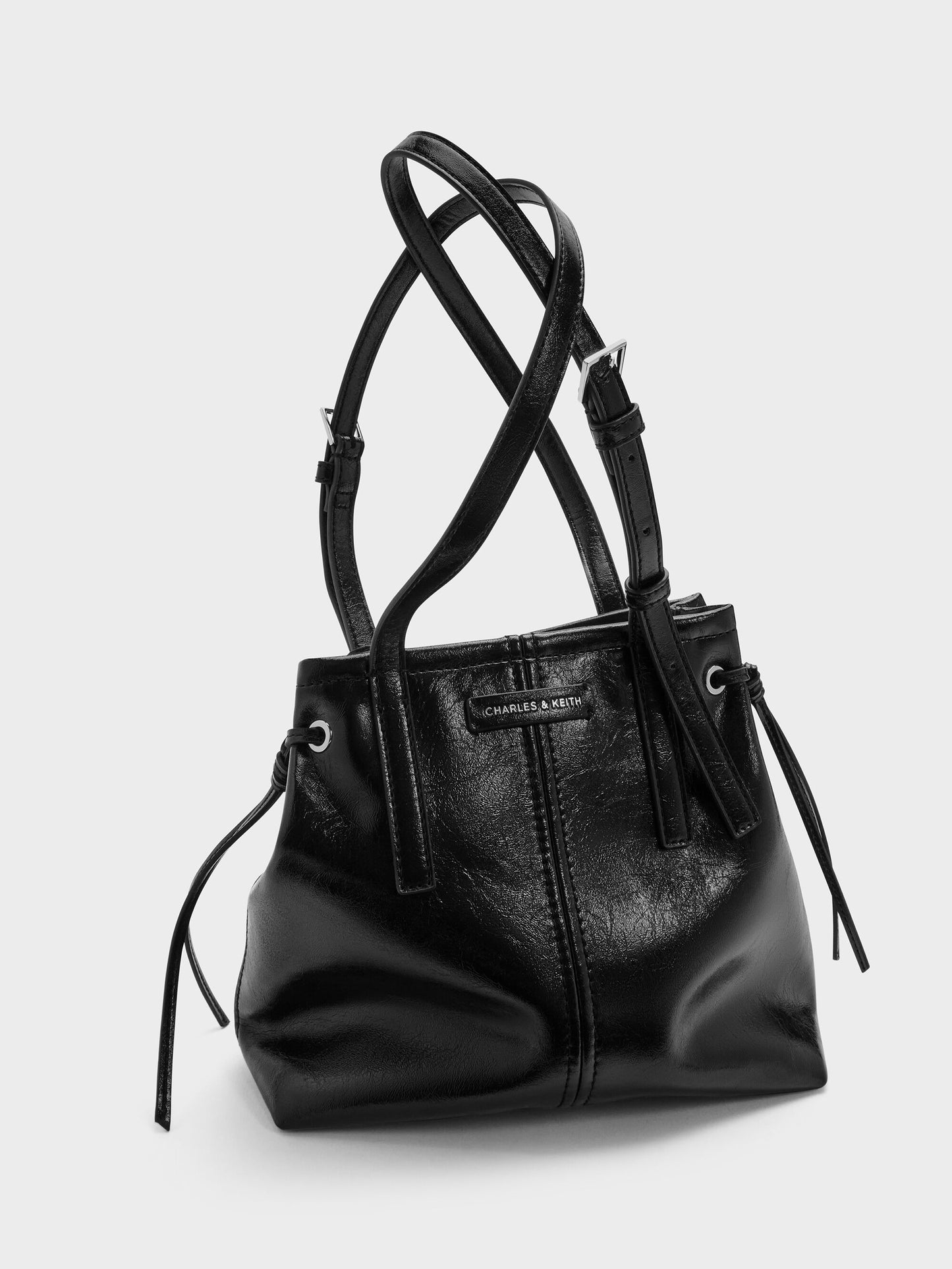Noane Elongated-Handle Tote Bag - Noir | CHARLES & KEITH