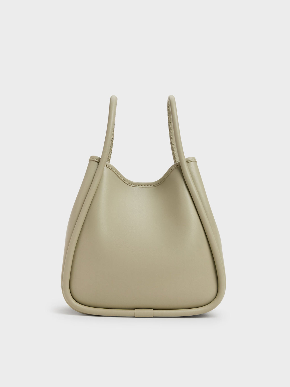 Mini Lyla Tubular Tote Bag - Pale Olive | CHARLES & KEITH