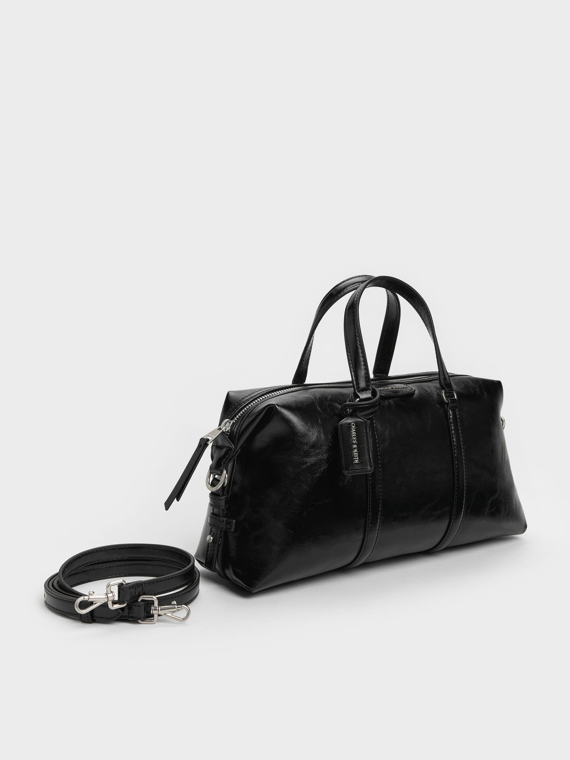 Fergie Bowling Bag - Noir | CHARLES & KEITH