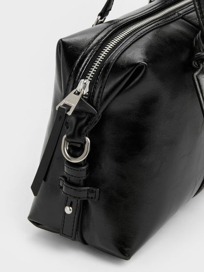 Fergie Bowling Bag - Noir | CHARLES & KEITH