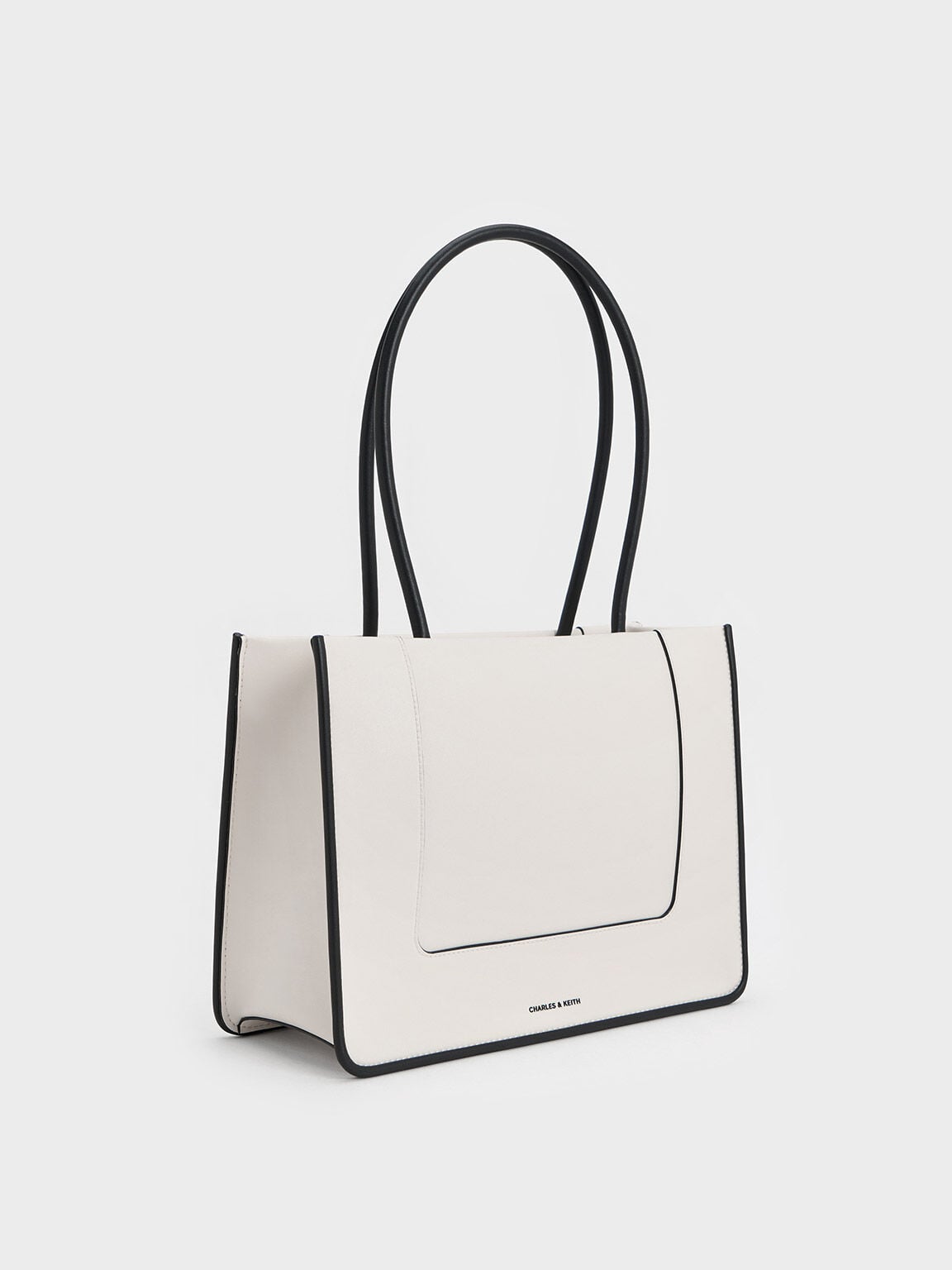 Daylla Tote Bag - Cream | CHARLES & KEITH