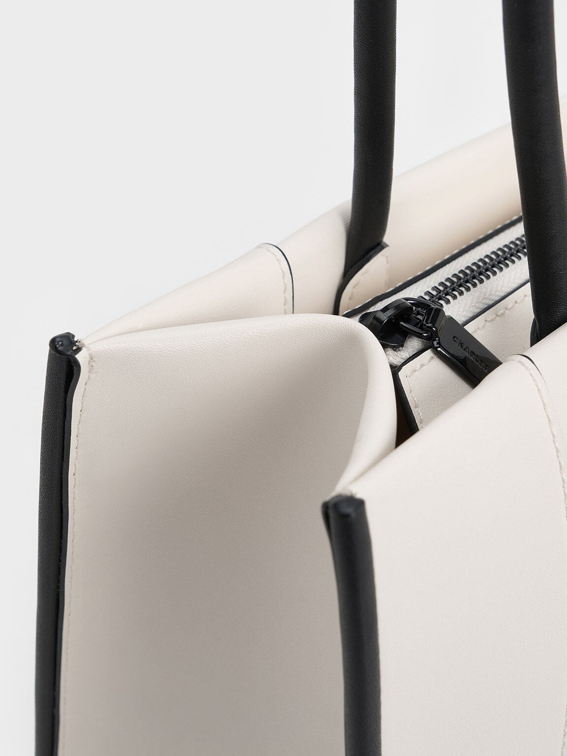 Daylla Tote Bag - Cream | CHARLES & KEITH