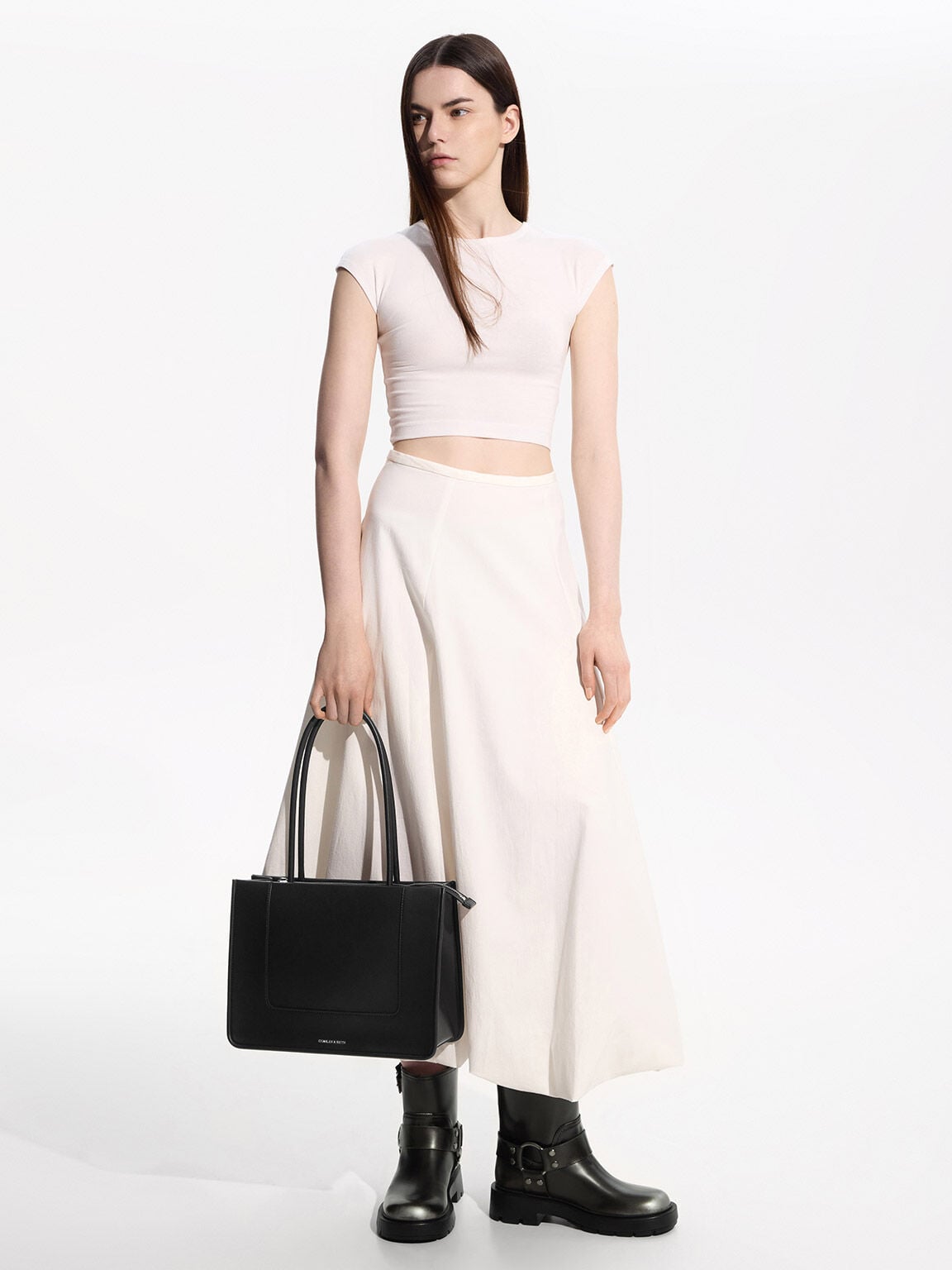 Daylla Tote Bag - Noir | CHARLES & KEITH