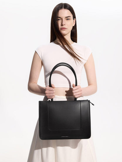 Daylla Tote Bag - Noir | CHARLES & KEITH