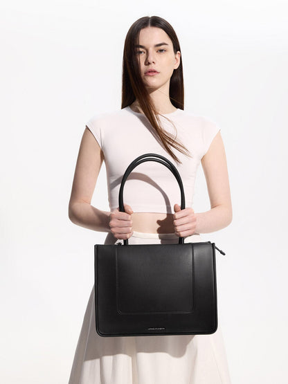Daylla Tote Bag - Noir | CHARLES & KEITH