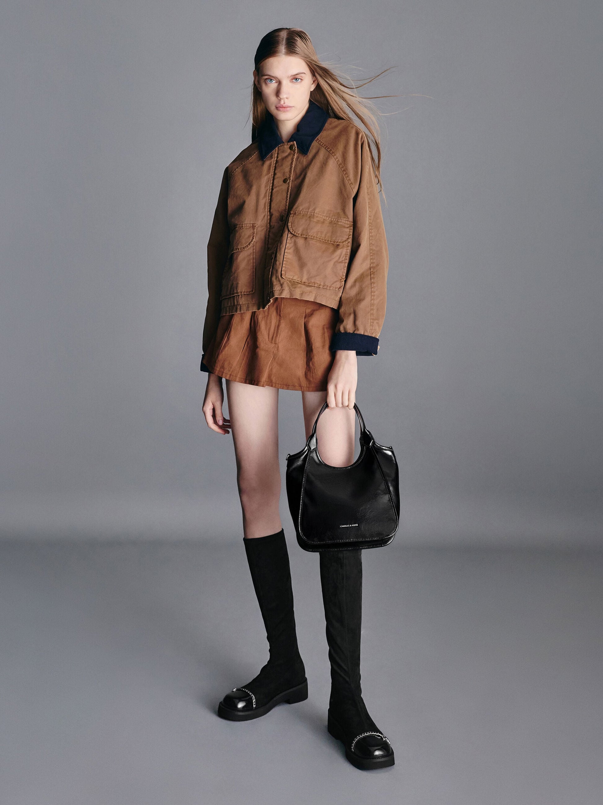 Mini Sianna Tote Bag - Noir | CHARLES & KEITH