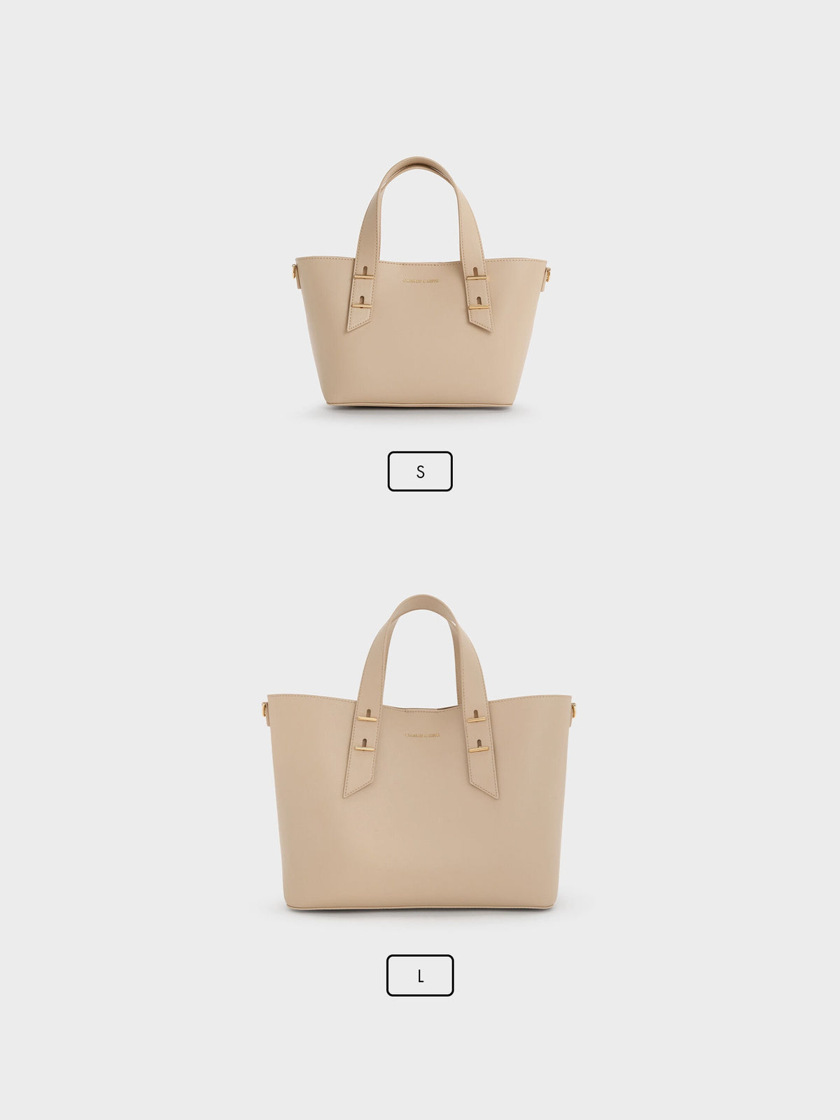 Mini Shania Tote Bag - Dusted Oat | CHARLES & KEITH