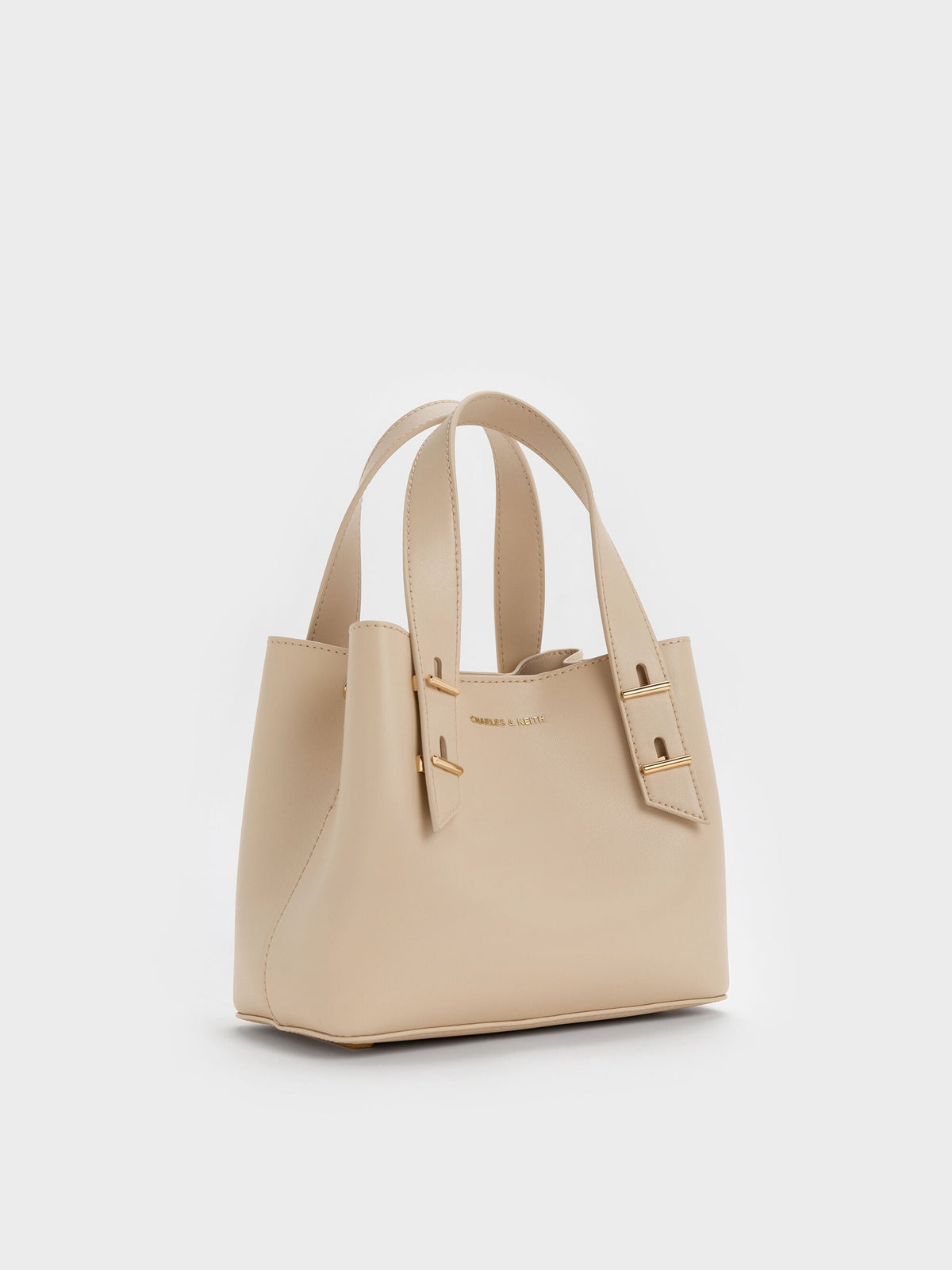 Mini Shania Tote Bag - Dusted Oat | CHARLES & KEITH