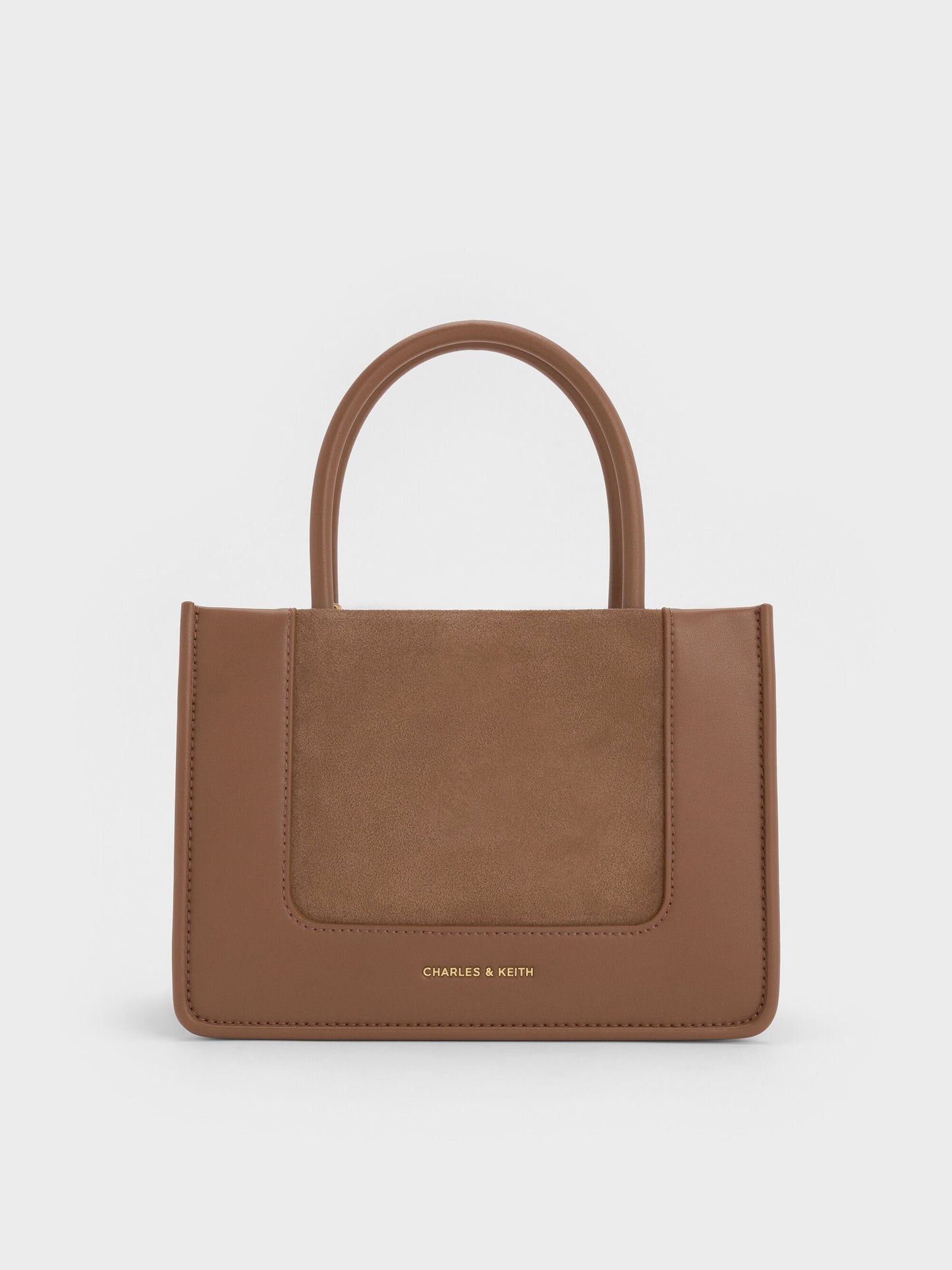 Mini Daylla Tote Bag - Mocha Brown | CHARLES & KEITH