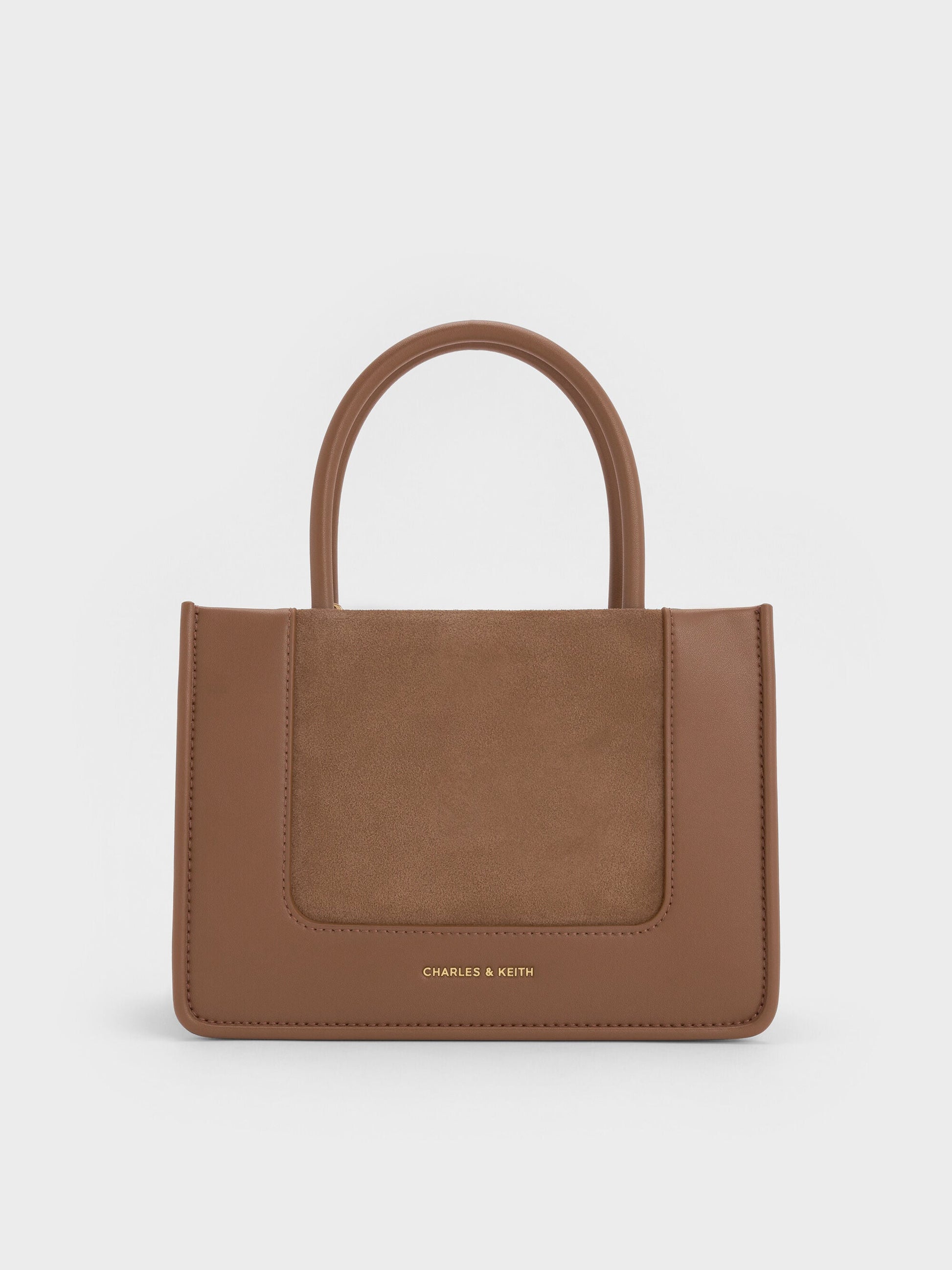 Mini Daylla Tote Bag - Mocha Brown | CHARLES & KEITH