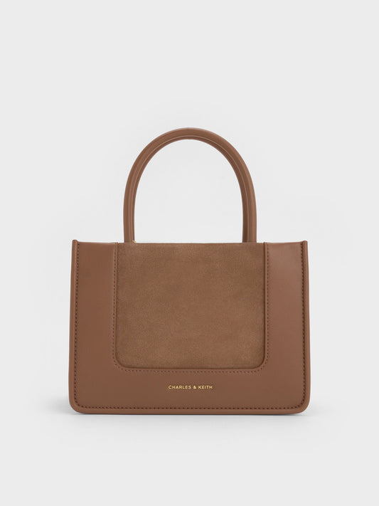 Mini Daylla Tote Bag - Mocha Brown | CHARLES & KEITH