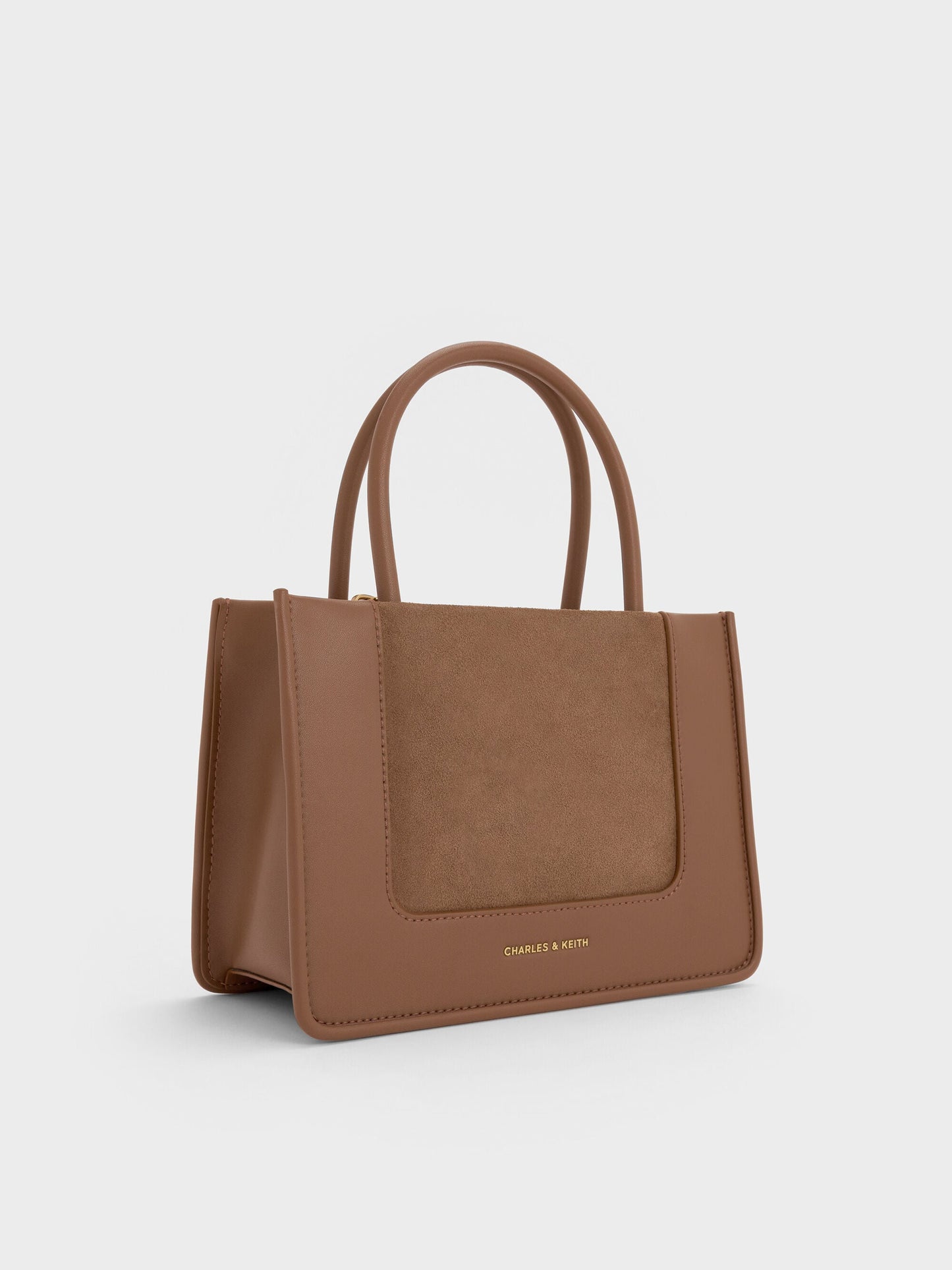 Mini Daylla Tote Bag - Mocha Brown | CHARLES & KEITH
