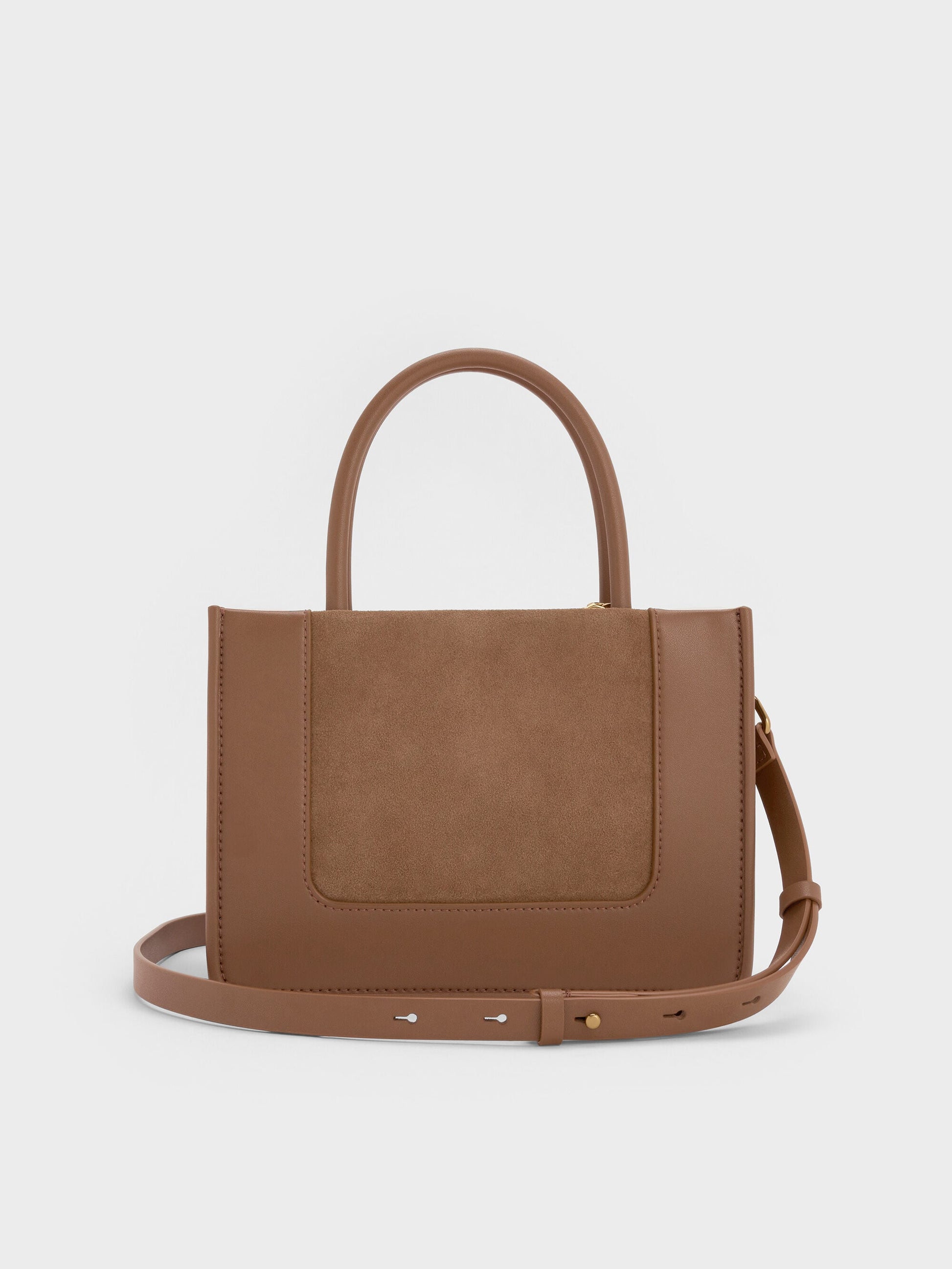 Mini Daylla Tote Bag - Mocha Brown | CHARLES & KEITH