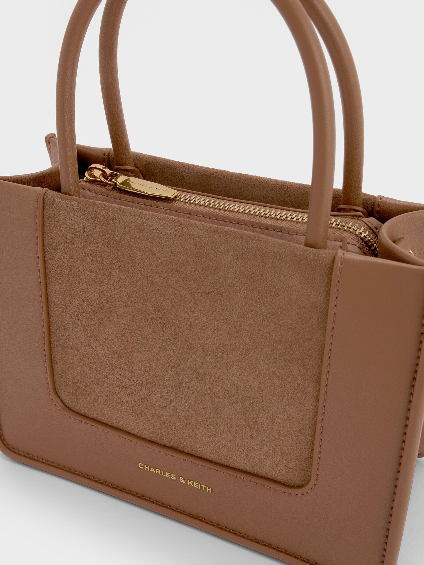 Mini Daylla Tote Bag - Mocha Brown | CHARLES & KEITH