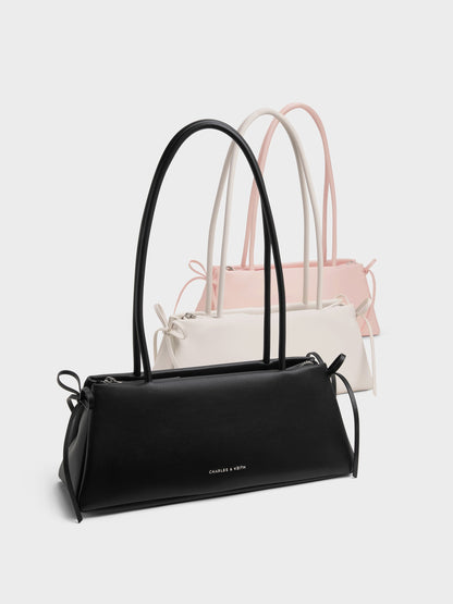 Hazel Bow Shoulder Bag - Noir | CHARLES & KEITH