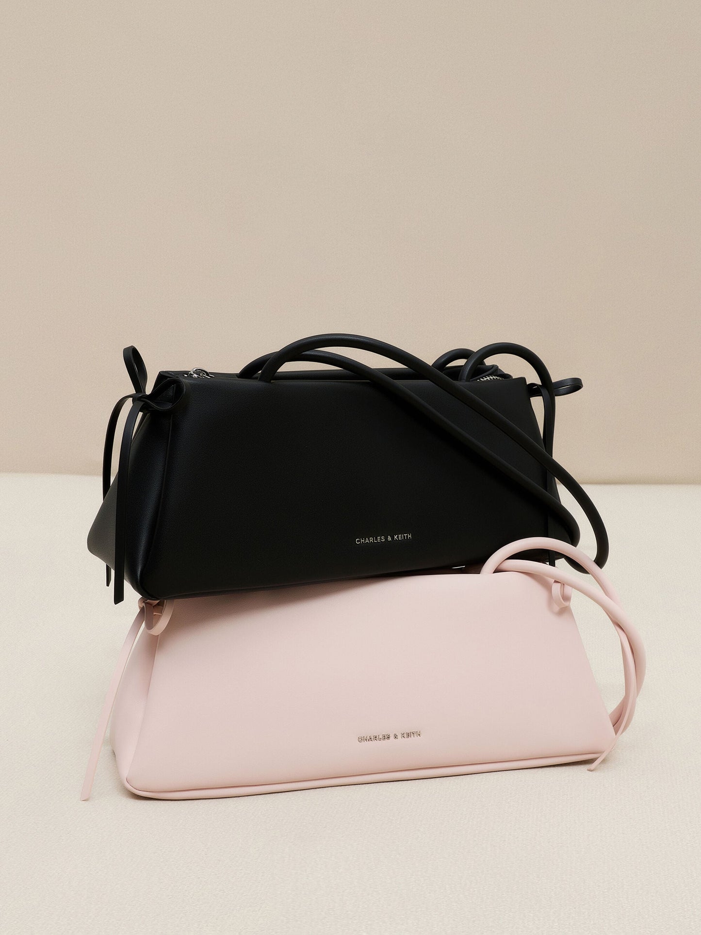 Hazel Bow Shoulder Bag - Noir | CHARLES & KEITH
