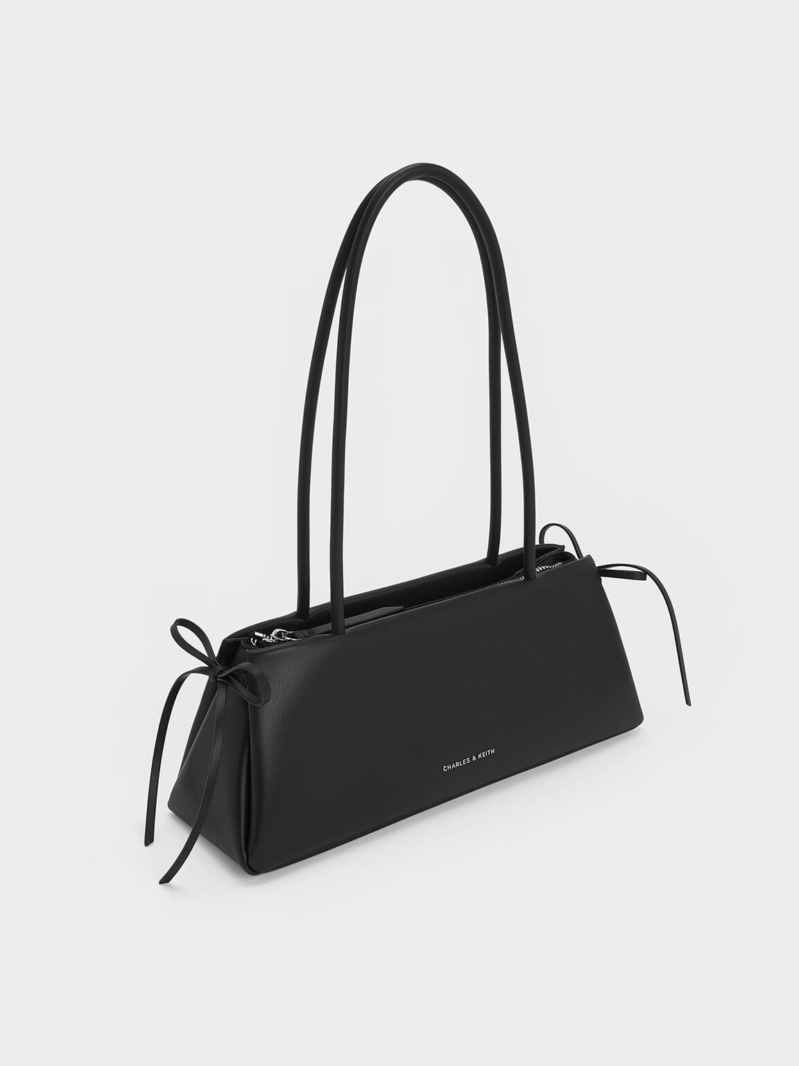 Hazel Bow Shoulder Bag - Noir | CHARLES & KEITH