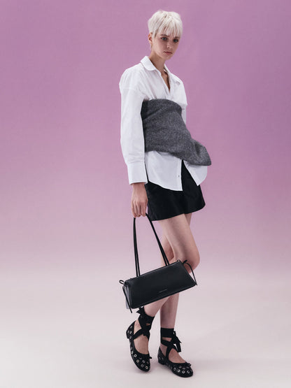 Hazel Bow Shoulder Bag - Noir | CHARLES & KEITH
