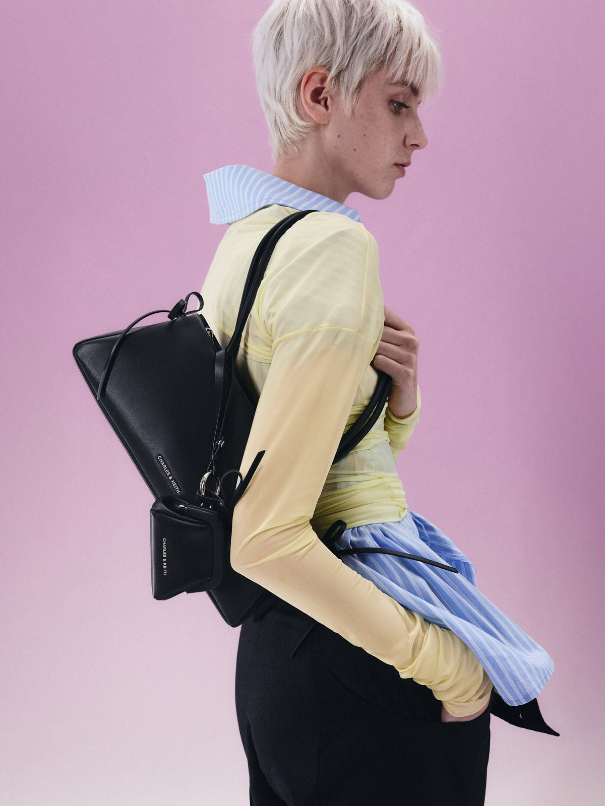 Hazel Bow Shoulder Bag - Noir | CHARLES & KEITH