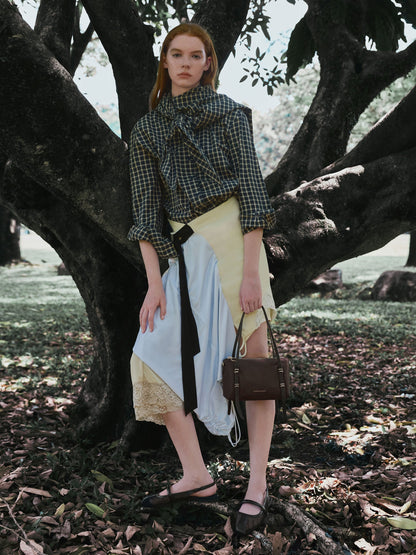 Mini Levy Nylon Shoulder Bag - Espresso Brown | CHARLES & KEITH
