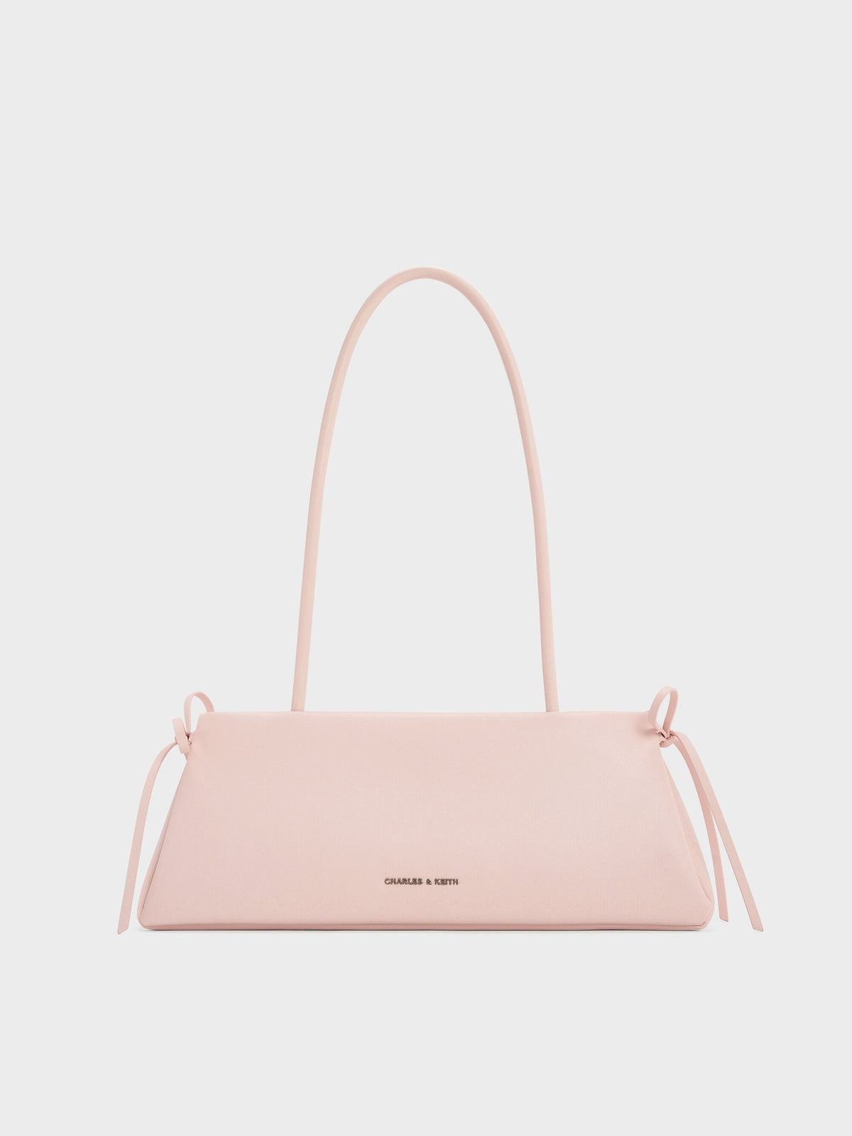 Hazel Bow Shoulder Bag - Soft Pink | CHARLES & KEITH
