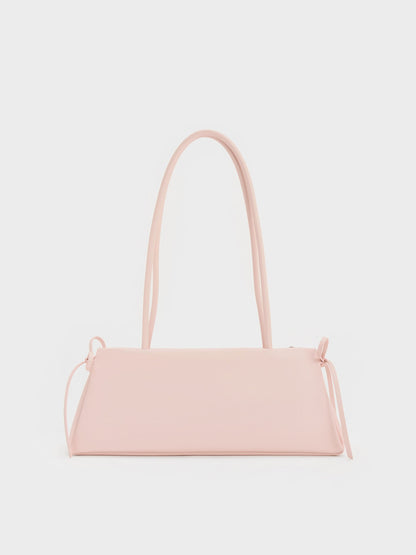 Hazel Bow Shoulder Bag - Soft Pink | CHARLES & KEITH