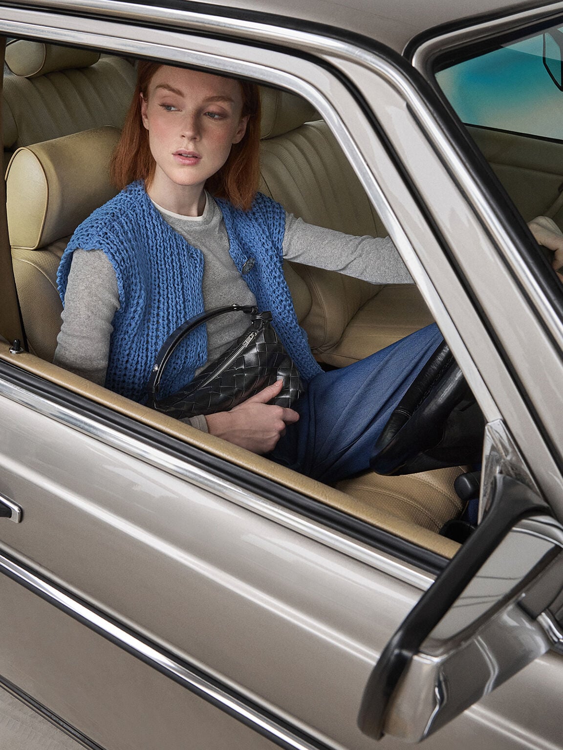Ivette Woven Shoulder Bag - Noir | CHARLES & KEITH