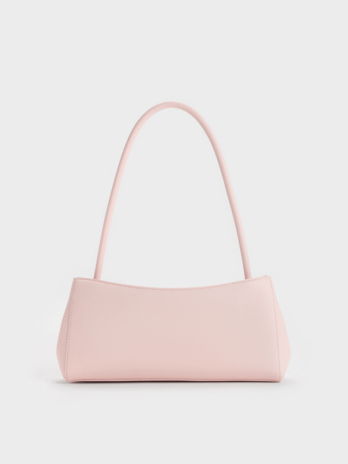 Hazel Bow Panelled Shoulder Bag - Soft Pink | CHARLES & KEITH