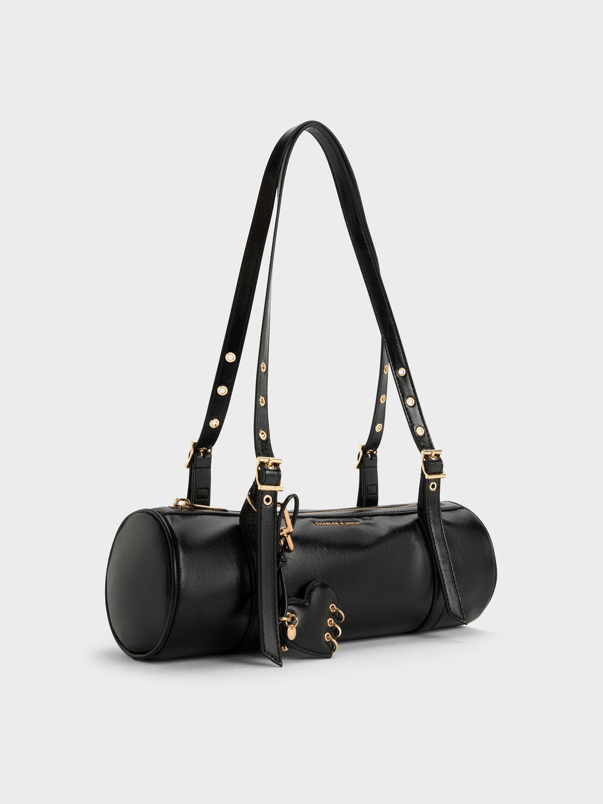 Rey Elongated Shoulder Bag - Black | CHARLES & KEITH