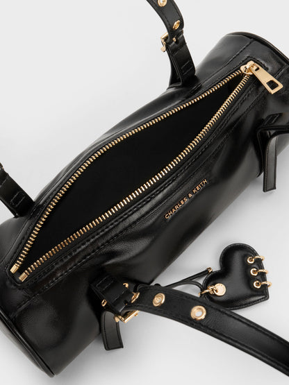Rey Elongated Shoulder Bag - Black | CHARLES & KEITH